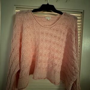 POL Women's Soft Pink Knit Sweater